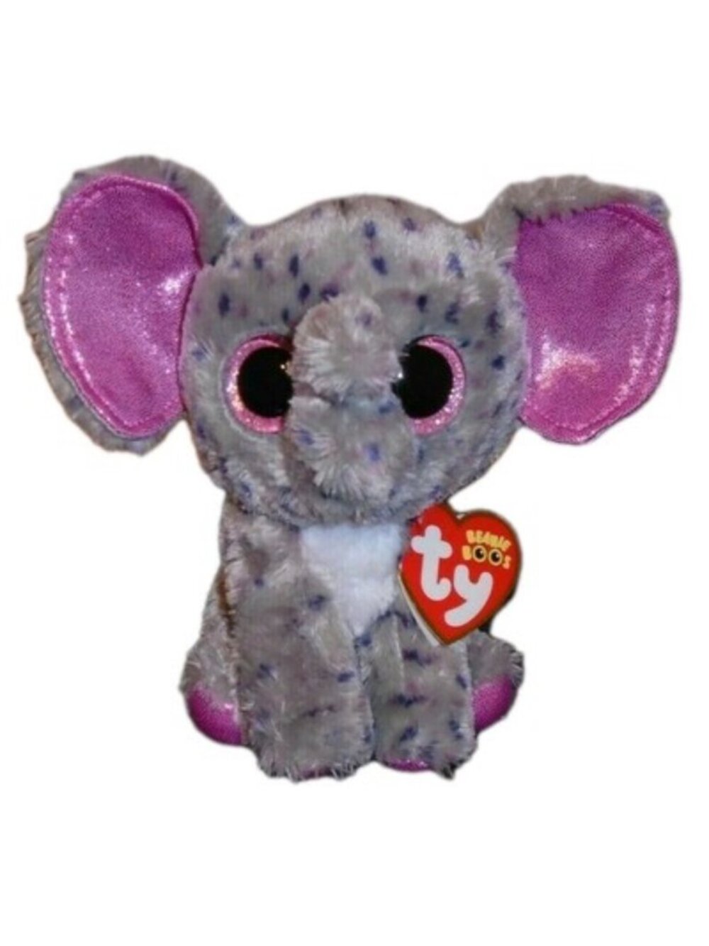 Ty Beanie Boos - Specks the Elephant (10"), Glitter Eyes, Stuffed Animal